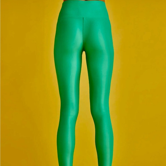 BNWT Carbon38 Takara shine digital green size large leggings . - Picture 2 of 12